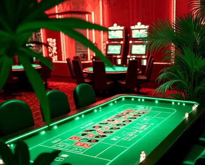 Ilustrasi pengalaman bermain game live casino modern dan berkualitas di bucin4d